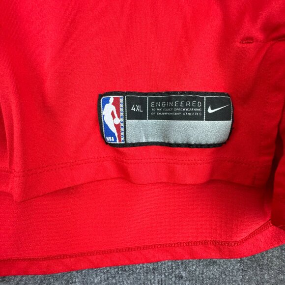 Nike Atlanta Hawks NBA Team-Issued Dri-Fit Practice Jersey 4XL Red 2017 HSE RARE - Picture 4 of 14